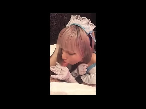 ❤️ יפני איידול [מאיוקה], תחפושת עוזרת צרפתית, חלק 1, מציצה וטלטלה עם קרם ☑ סקס איכותי אצלנו ❌️